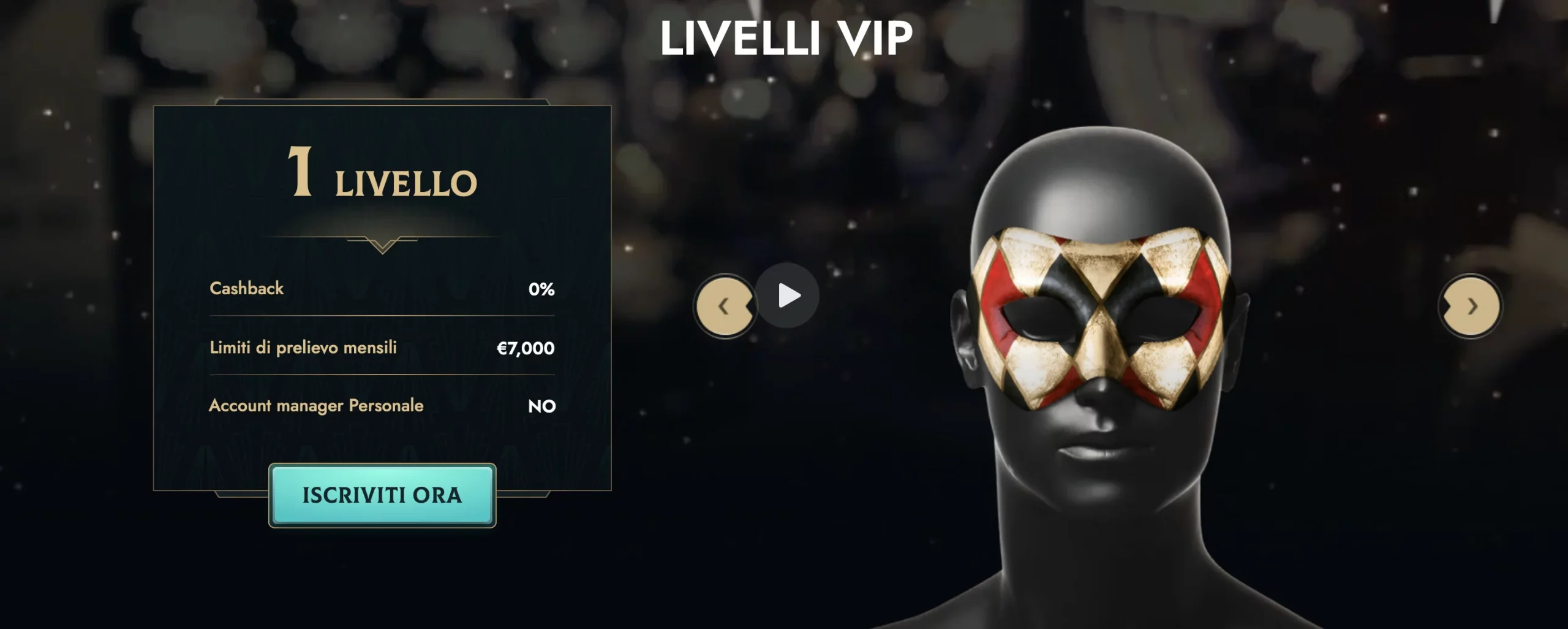 Programma VIP del Dolly Casino