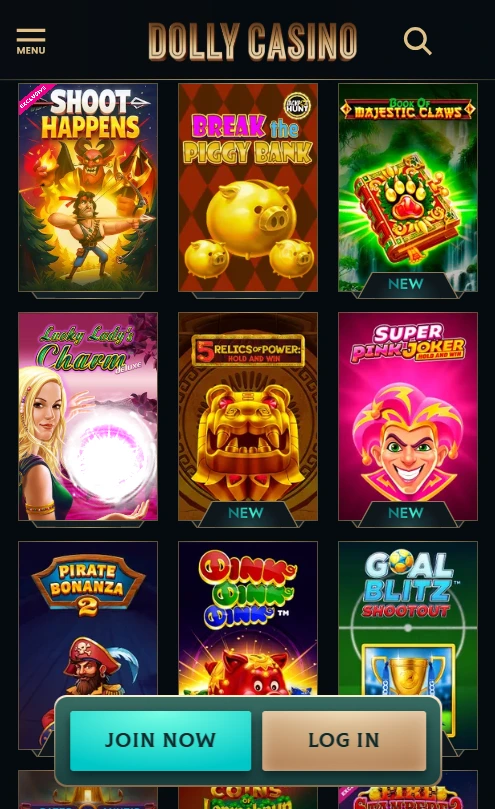 dolly casino app games