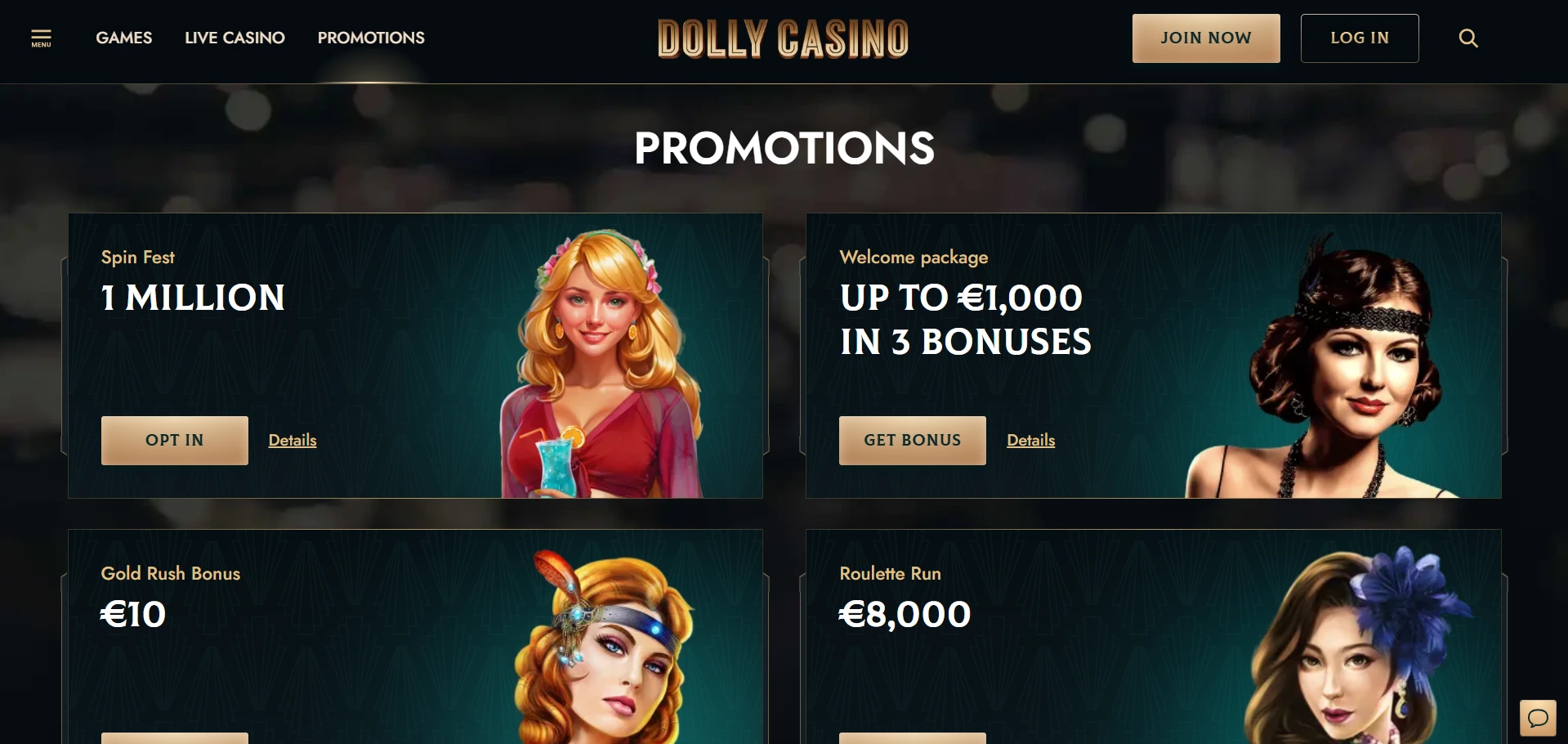 dolly casino bonus